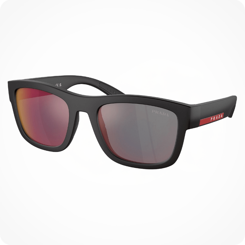 Prada Linea Rossa Square Men's Sunglasses-SPS 01ZS DG008F 56