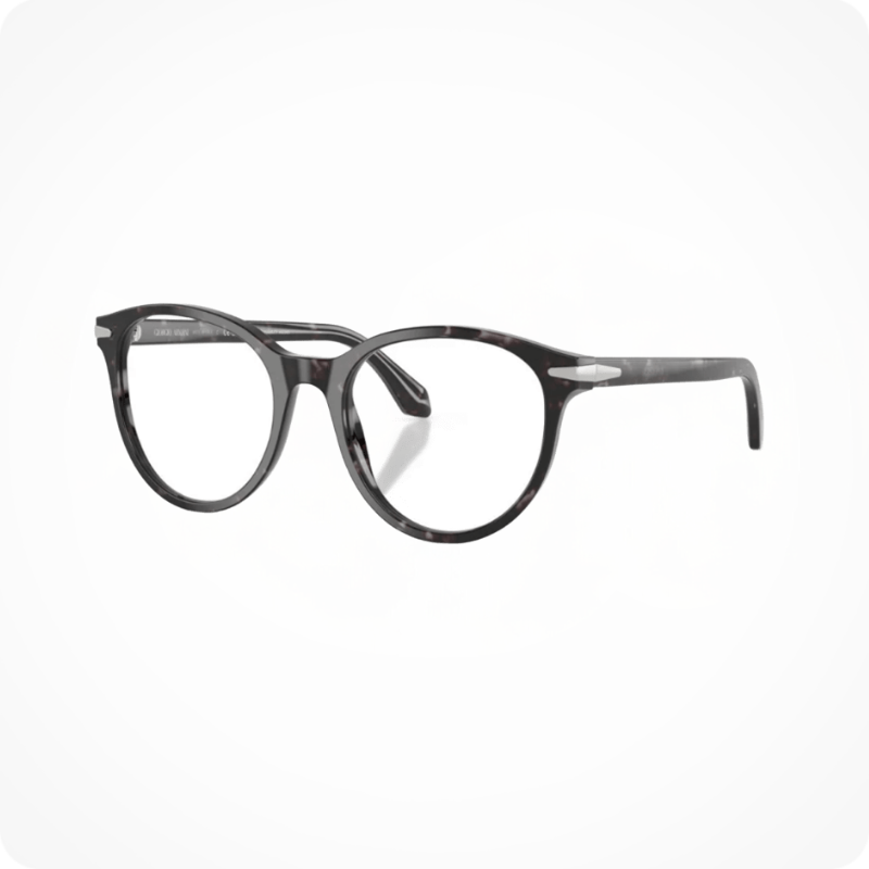 GIORGIO ARMANI Round-Style Eyeglasses Frame