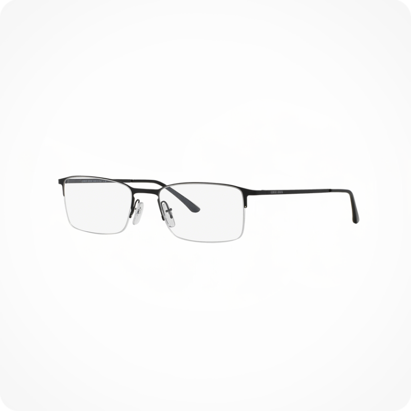 GIORGIO ARMANI Rectangle-Style Eyeglasses Frame