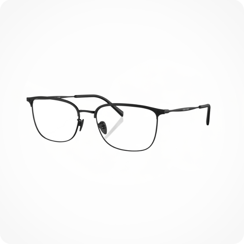 GIORGIO ARMANI Rectangle-Style Eyeglasses Frame