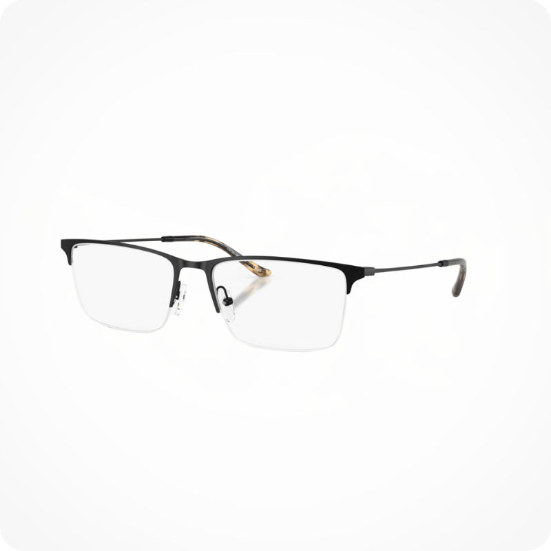 Emporio Armani Rectangle Style Eyeglasses Frame