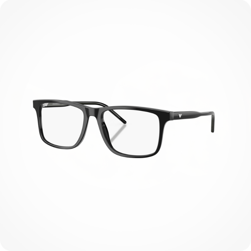 Emporio Armani Square Style Eyeglasses Frame