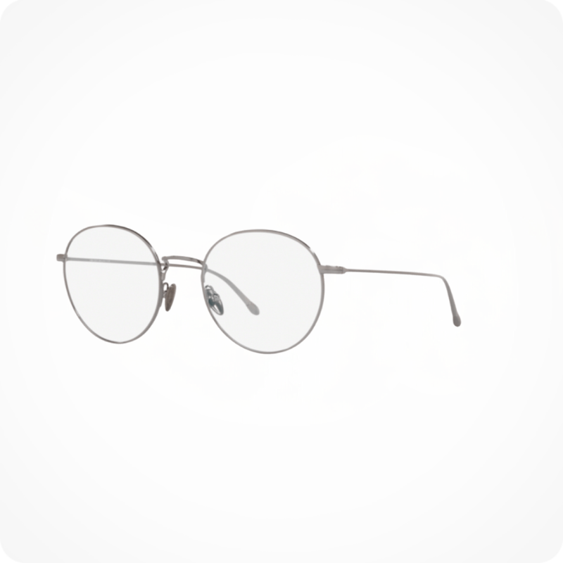 GIORGIO ARMANI Round Style Eyeglasses Frame