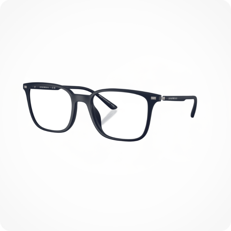Emporio Armani Square Style Eyeglasses Frame