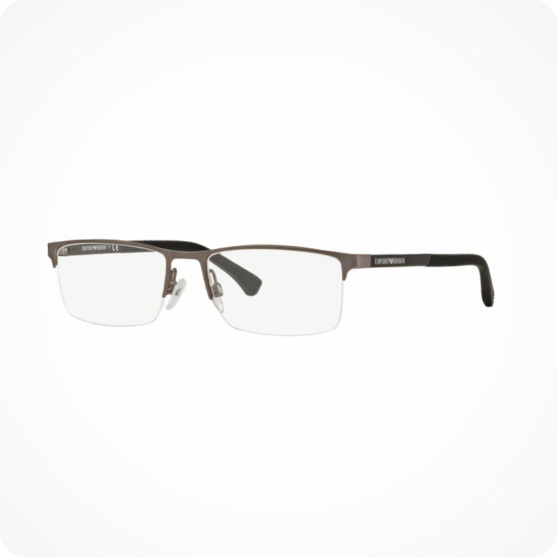 Emporio Armani Rectangle Style Eyeglasses Frame