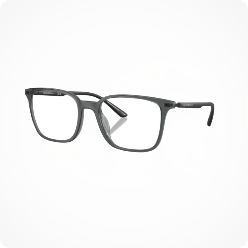 Emporio Armani Square Style Eyeglasses Frame