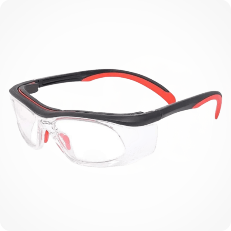 Adlux Safety FR ADLUX SAFETY 54E RED ANSI Z87.1 Rated Prescription  Safety Glasses
