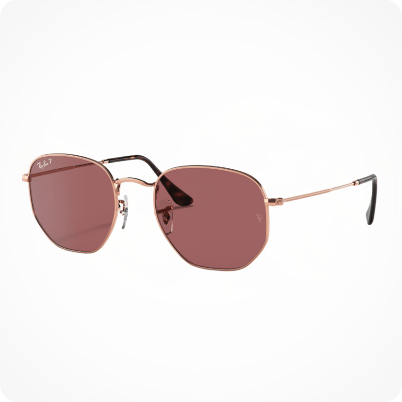 Ray-Ban Hexagonal Flat Sunglasses-RB3548N 