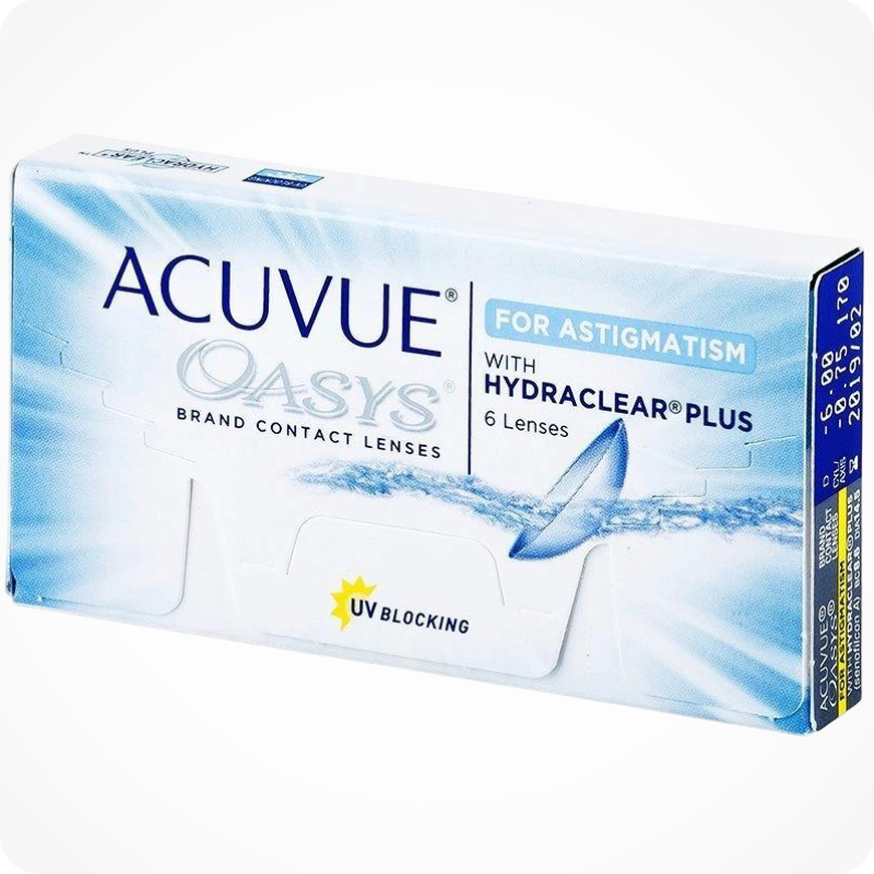 Acuvue Oasys 2-Week Disposable Contact Lenses for Astigmatism - 6 Lenses