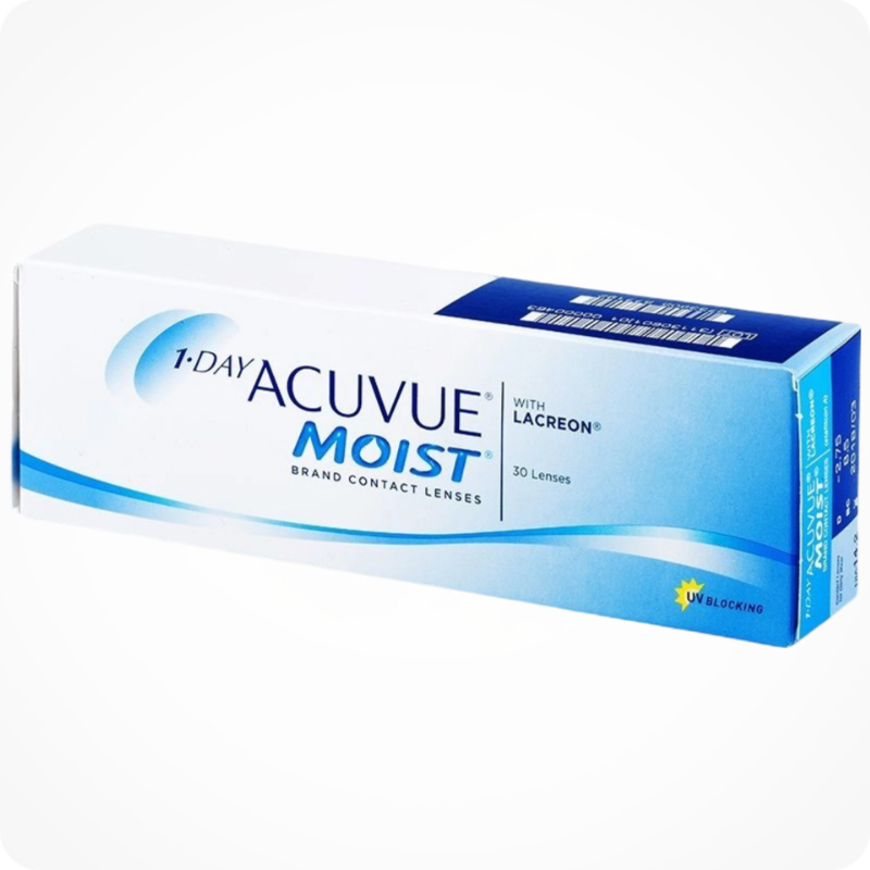 1 Day Acuvue Moist Daily Contact Lenses ( 30 lenses )