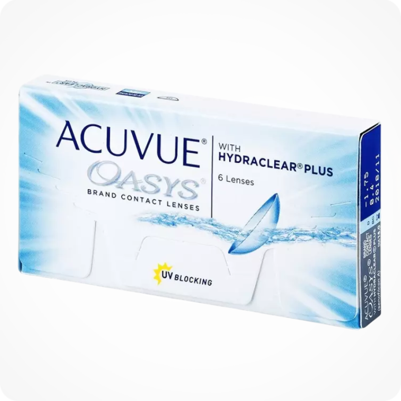 Acuvue Oasys 2-Week Disposable Contact Lenses, 6 Lenses