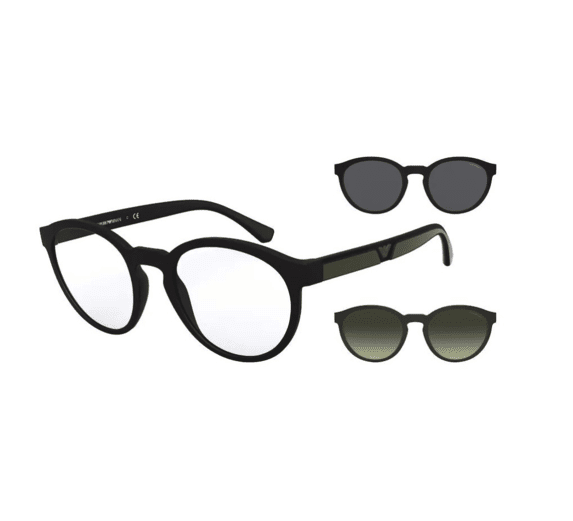 Emporio Armani EA4152 5042/1W 52 Unisex Clip-On Frames 