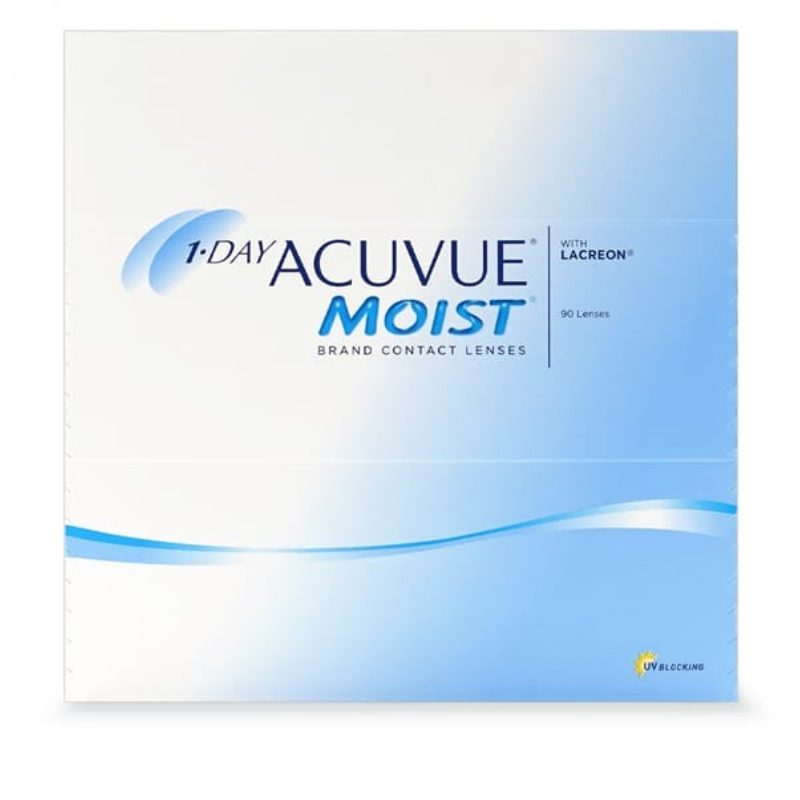 Acuvue Moist 1-Day 90 Pack Daily Contact Lenses