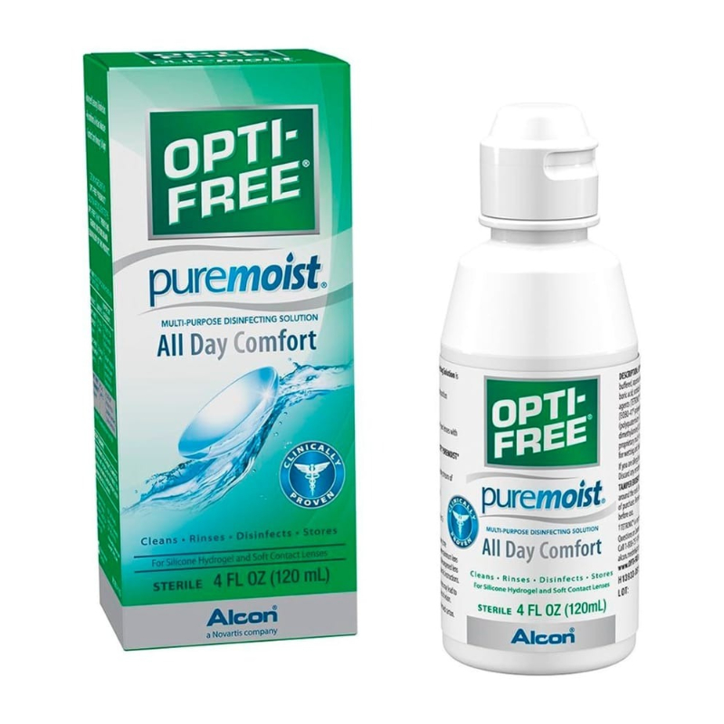 Opti-free-120ml Pure Moist Contact Lens Solution