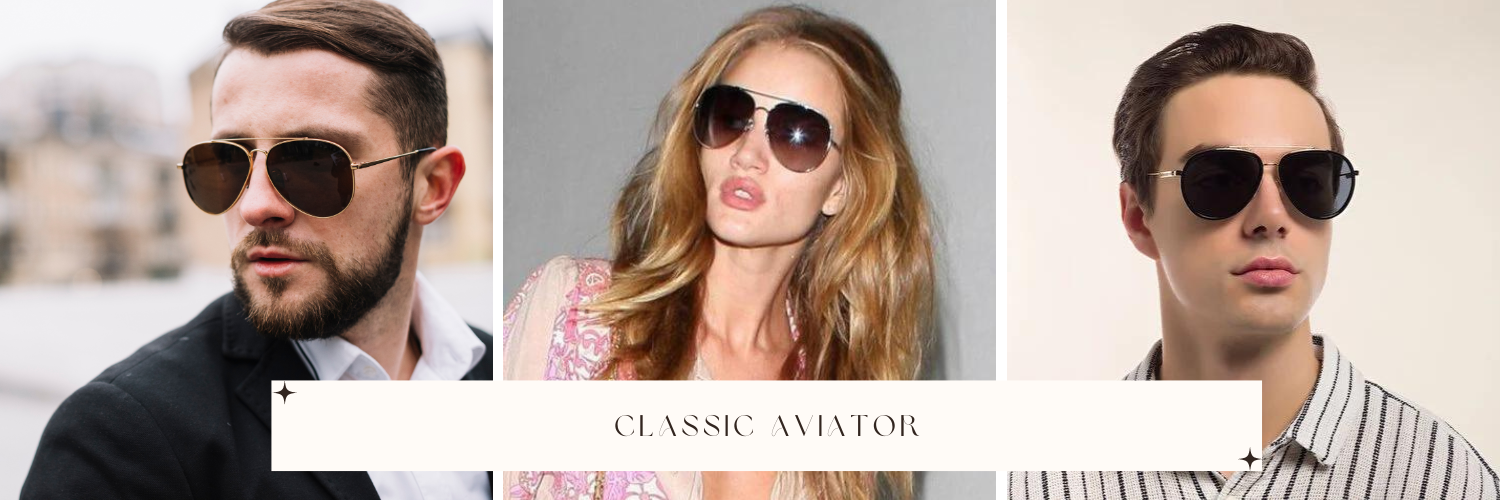 Classic Aviator Burberry Sunglasses