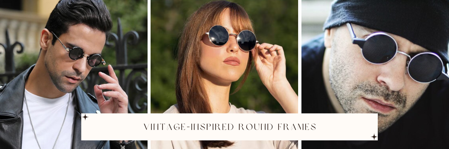 Vintage-Inspired Round Frames